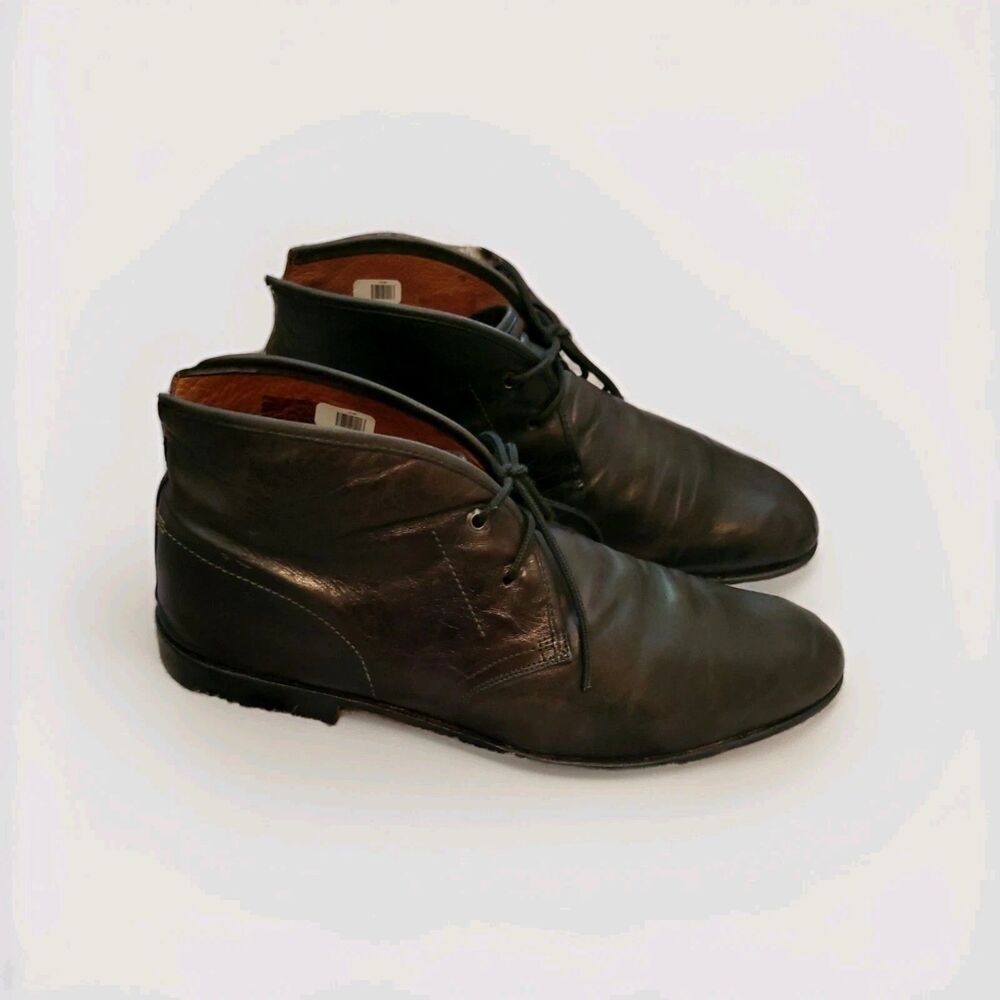 Timberland Wodehouse Chukka Ankle Boots Men 13 Black Leather New Soles Laced